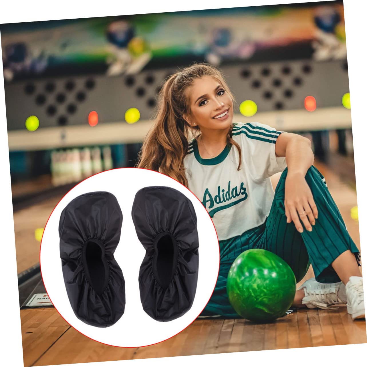 BCOATH Water Resistant Non-Slip Bowling Shoe Covers Boys and Girls Rain Cover for Easy On/Off