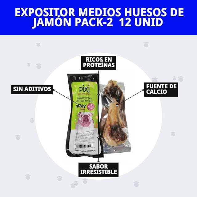 Foto 7 de 7 de MOLY Medio Hueso de Jamón para Perros
