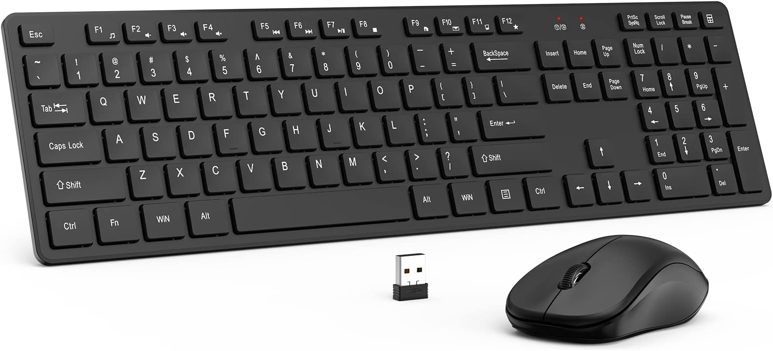 Dell KM636 Wireless Keyboard & Mouse Combo (5WH32), Black