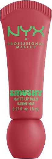 NYX PROFESSIONAL MAKEUP Smushy Matte Lip Balm, Tinted Lip Moisturizer with Soft, Matte Finish - Snuggle SZN (Blush Nude)