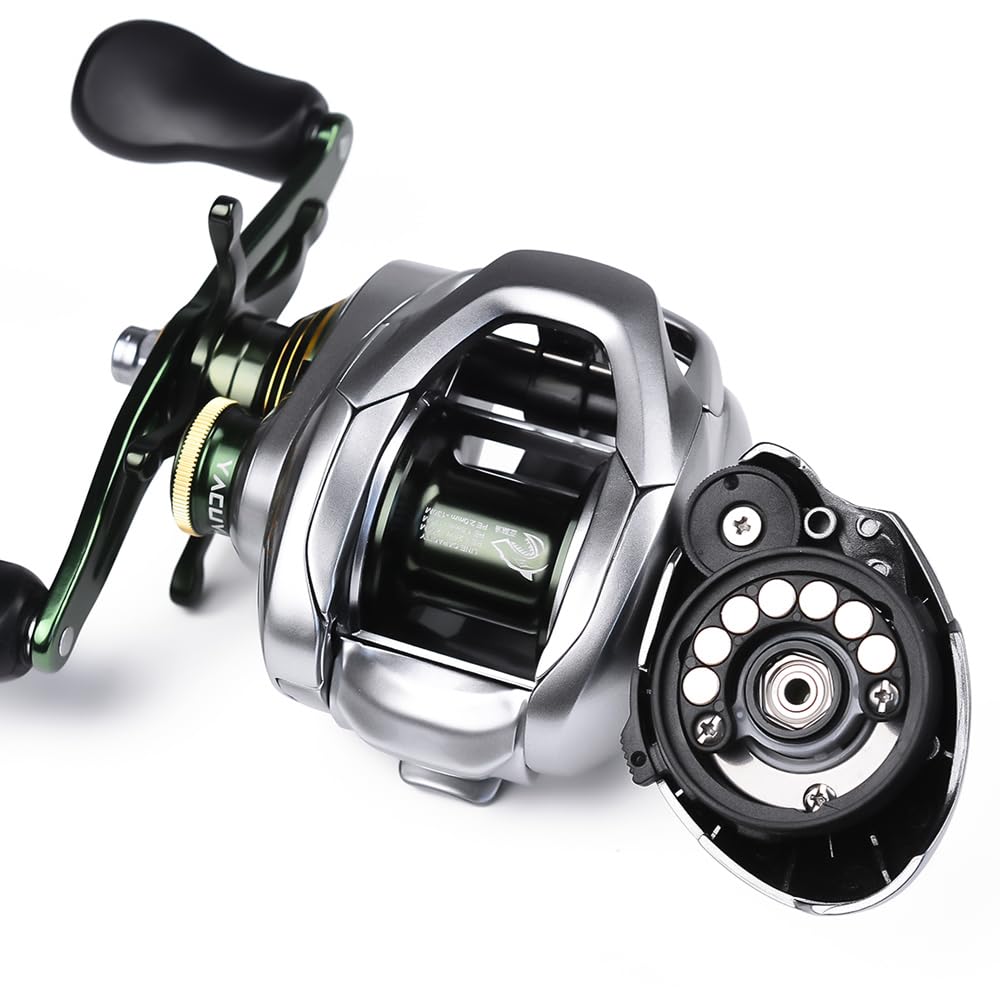 baitcasting reels black friday Fishing - Nylon Frame High Speed Spool 7.6:1 Gear Ratio Magnetic Braking Carbon Fiber Drag Low Profile Baitcaster Fishing Reel Casting Baitcast Reels, Baitcasting Reels X-Series Bass while light lures will ACTION:MEDIUM LIGHT Pre-Order Abu Garcia Egisys