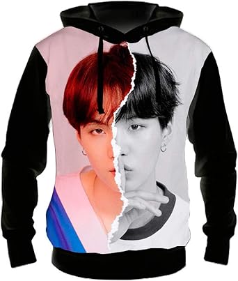 bts red moletom com capuz