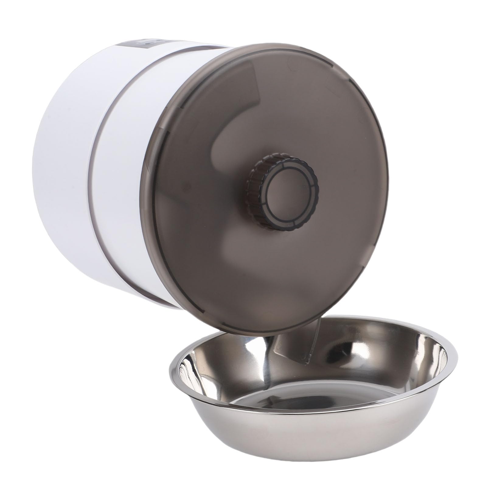 Dispensador de Comida para Gatos Timed de 4L, Alimentador de Mascotas Montado en la Pared Basado en la Nube para Gatos y Perros