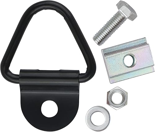 Miniatura 4 de APPERFiT Accesorios de cama con ranura en T, tuercas en V, tacos de cama para camión, riel de cubierta de carga (paquete de 4) compatibles con