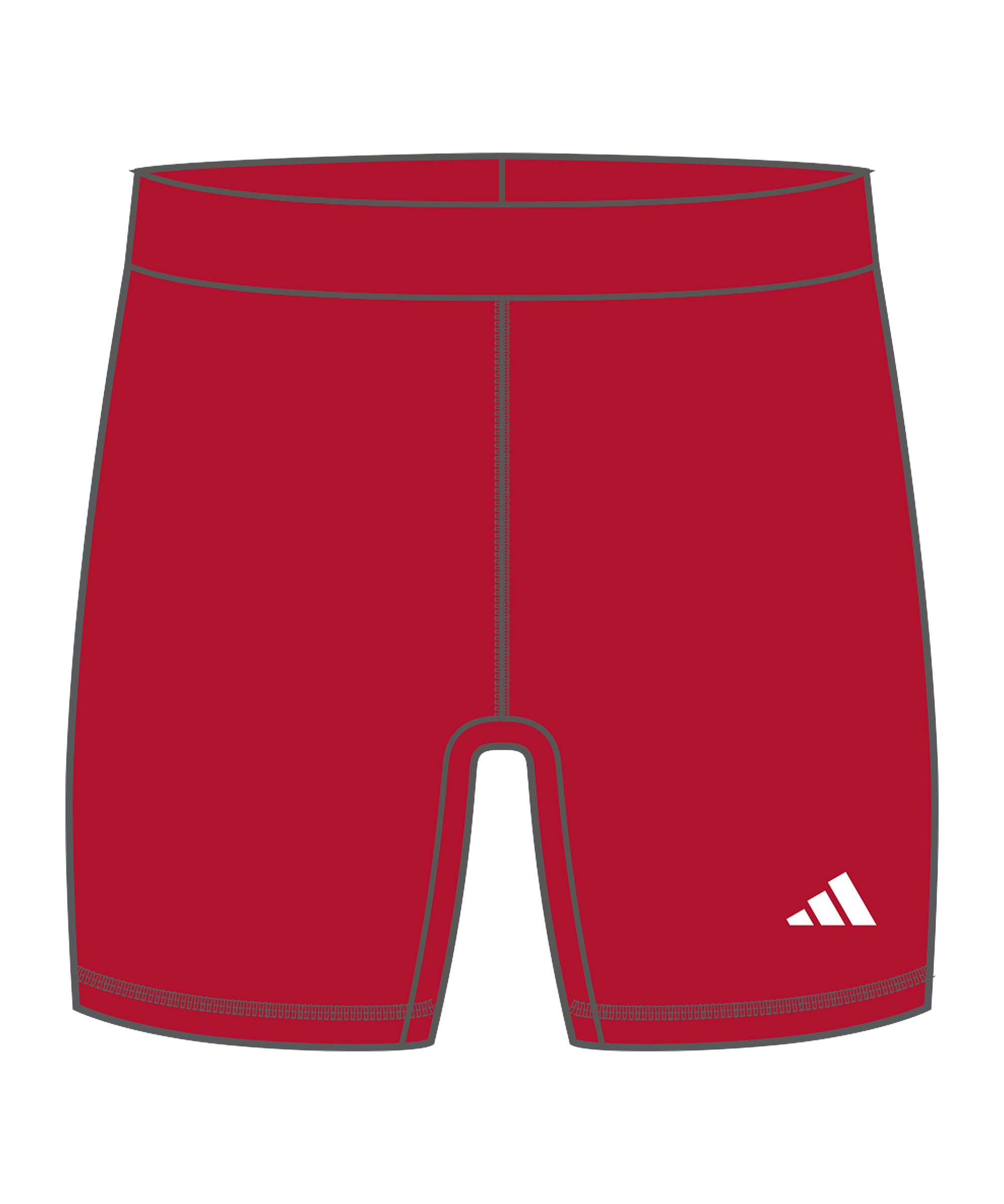 adidas Boy's Techfit Aeroready Short Tight Youth Tights, team power red 2, 13-14 Years