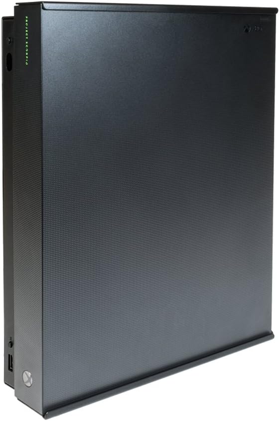 HIDEit Mounts X1X Wall Mount for Xbox One X - Steel Mount for Xbox One X to Safely Store Your Xbox One X Near or Behind TV