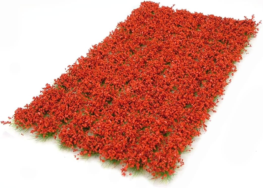 6mm Red Flower Tufts x91 Model Grass Warpainter Scenics
