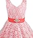 iiniim Kids Girls Floral Lace Pageant Party Wedding Ball Gowns Flower Girl Dress