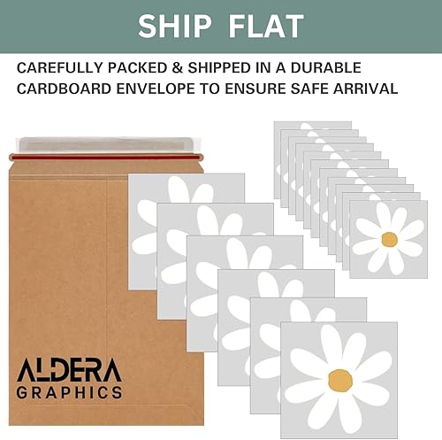 Miniatura 6 de Calcomanías de pared con diseño de margaritas blancas, calcomanías de pared de margaritas grandes, calcomanías florales para niños, niñas,