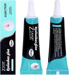 Lash Glue Waterproof False Eyelash Glue White Transparent Diy Quick Drying Lash Extension Eyelash Glue Grafting Eyelashes Gentle No Irritation 7ml Black Glue