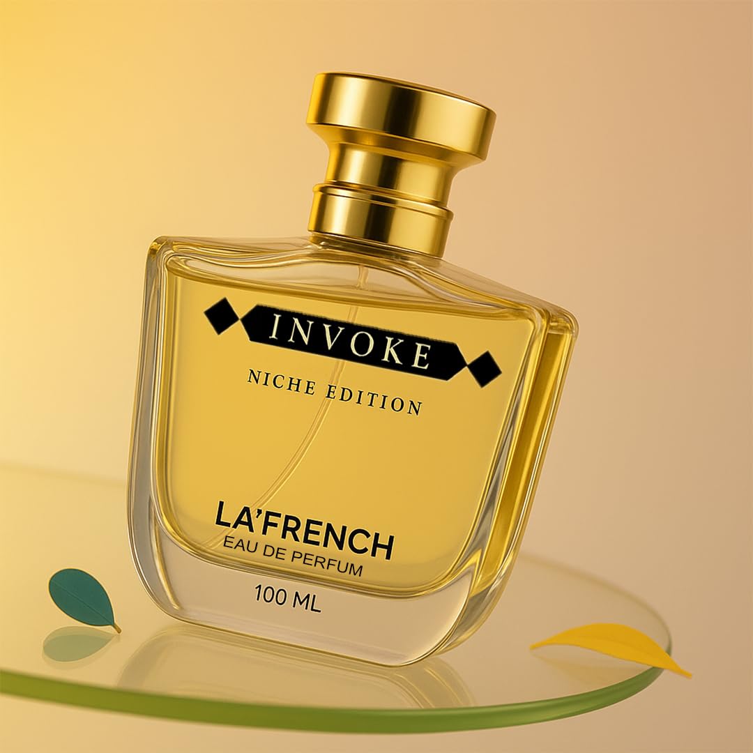 LA' French Invoke Perfume For Men And Women | Eau De Parfum | Premium Long Lasting Classy Fragrance Scent | Mood Enhancing | Ideal Gift Set 3.38Fl Oz /100 ml (Pack of 1)