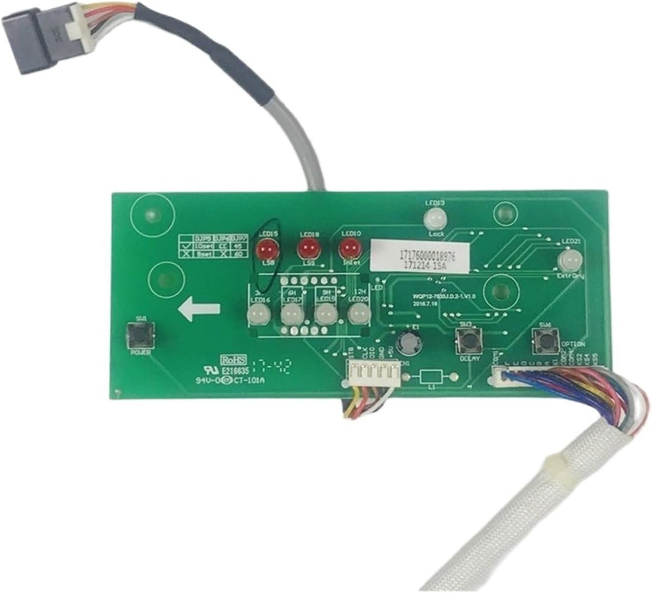 WQP12-7635J.D.2-1/7635J..3-1 Motherboard, For Dishwasher Computer Board