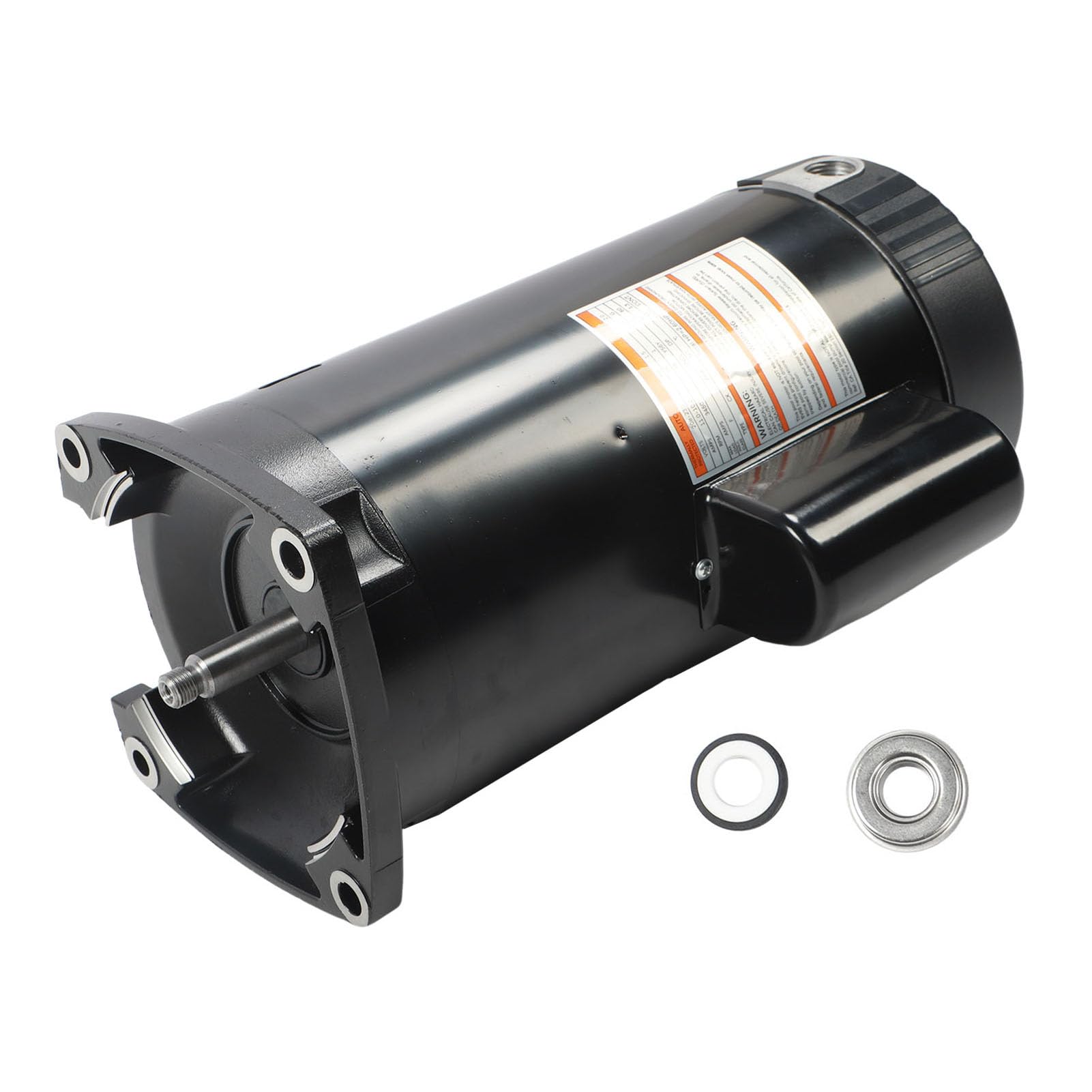 Motor de Bomba de Piscina de 2 de Potencia Completa, Fuerte Motor de Brida Cuadrada 56Y con Protección contra Sobrecarga Térmica para Piscina