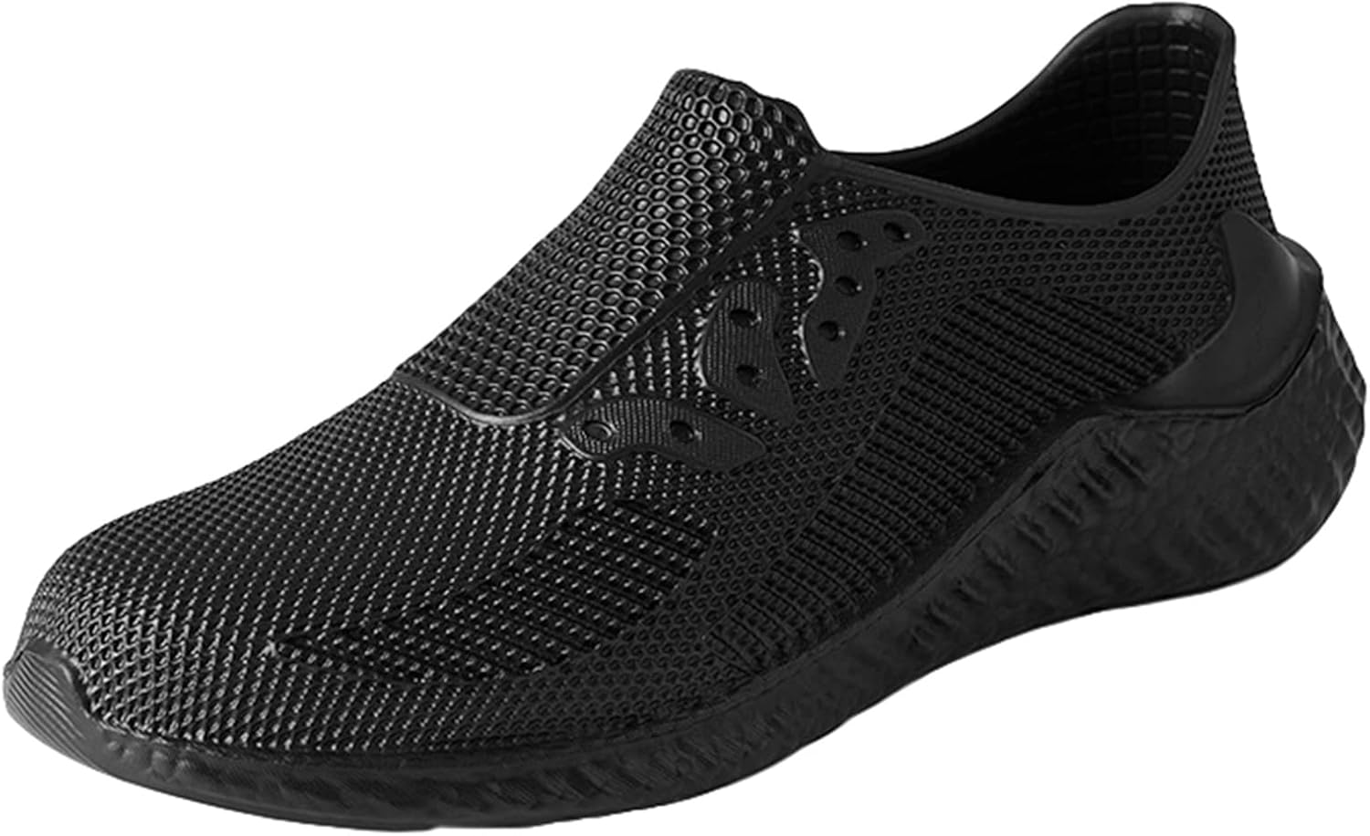 Men's Non-Slip Work Shoes Oil Resistant Kitchen Chef Shoes EVA Waterproof Slip-On Food Service Shoes