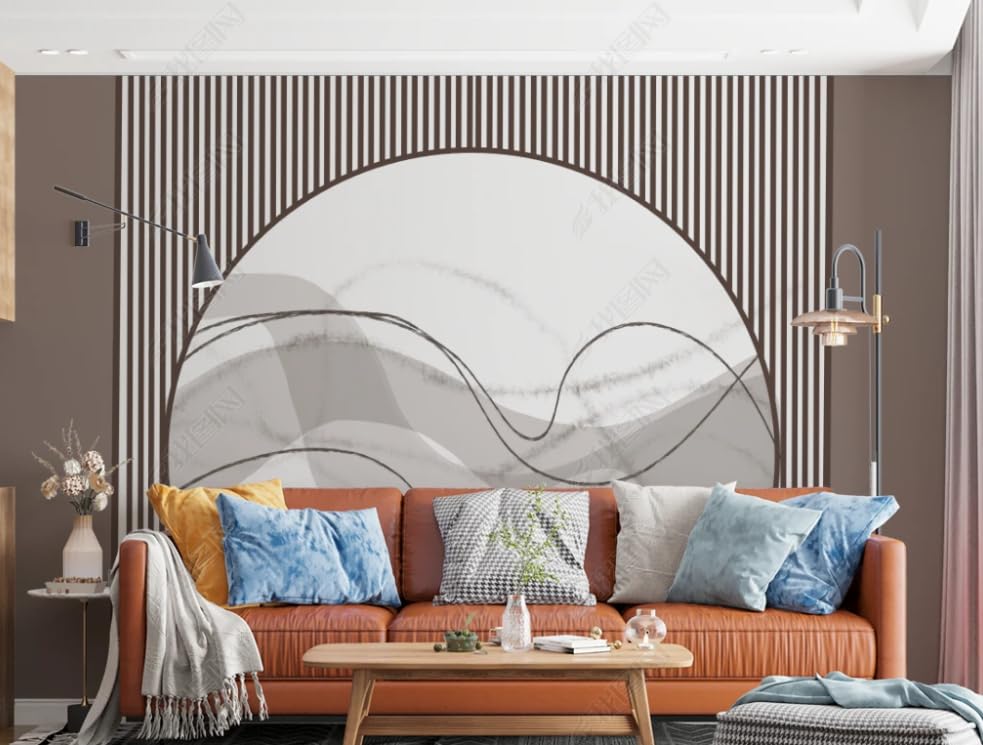 Papier peint intissé paysage mural géant XXL pour salon et grande chambre 350x256 cm