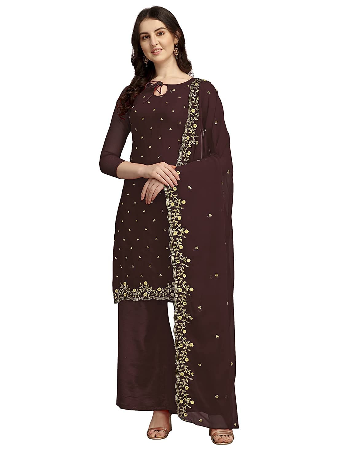 Nimbark Indische pakistanische Partykleidung Salwar Kameez Anzug Set für Frauen bereit zu tragen Punjabi Kleid Patiala Party Wear Kleid