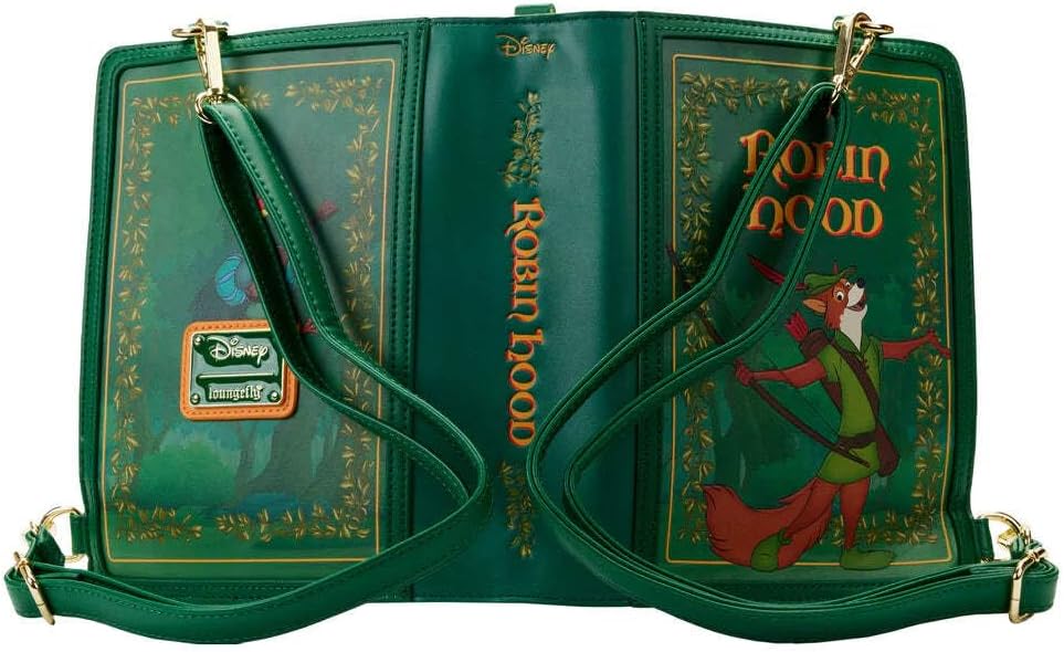 Loungefly Disney Robin Hood Book Convertible Crossbody