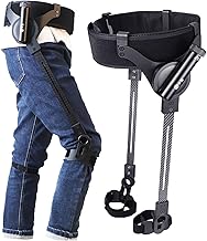 Walking Aid, Exoskeleton Booster, 3 Adjustable Intensity Levels, Portable Bionic Exoskeleton, for Left Leg/Right Leg/Both Legs Support Left+Right M