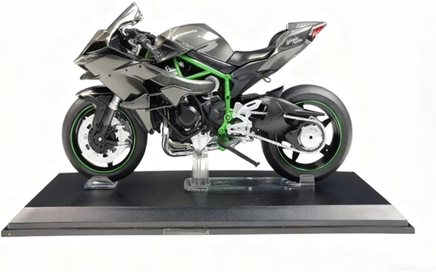 Simulation Motorcycle Toys 1:12 for Kawasaki Ninja ZX25 Motorcycle Toys Display Model Car Christmas Birthday Gift Adult for Boys(H2)