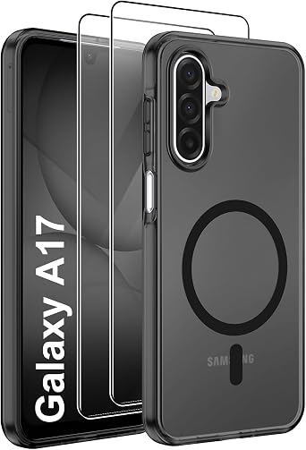 Gritup for Samsung Galaxy A17 Phone Case, Fit for Magsafe, Black