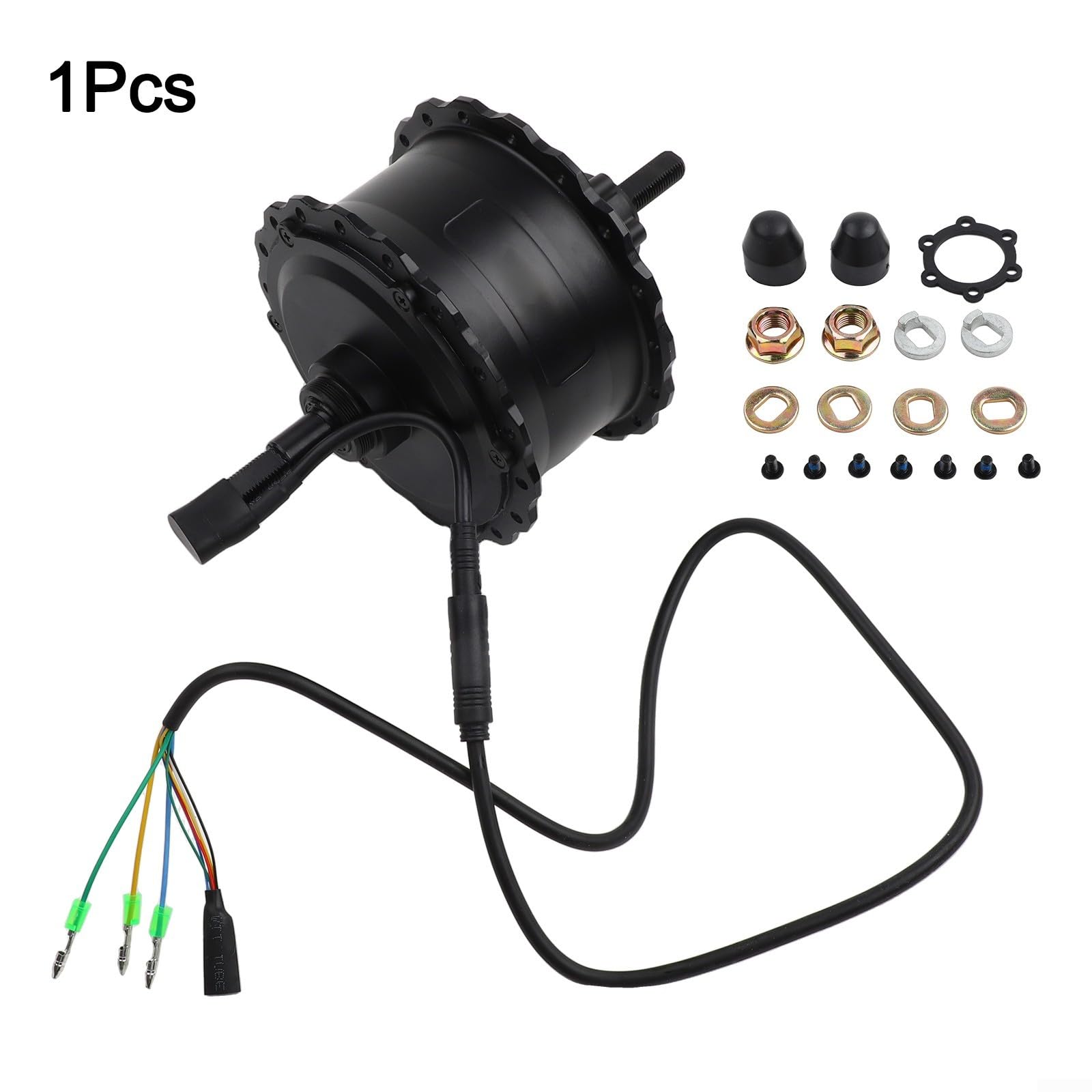 Moteur de moyeu de vélo électrique 48 V 750 W sans balais pour Fat Bikes prenant en charge le volant d'inertie à entraînement arrière Moteur 6/9 vitesses avec large distance de moyeu