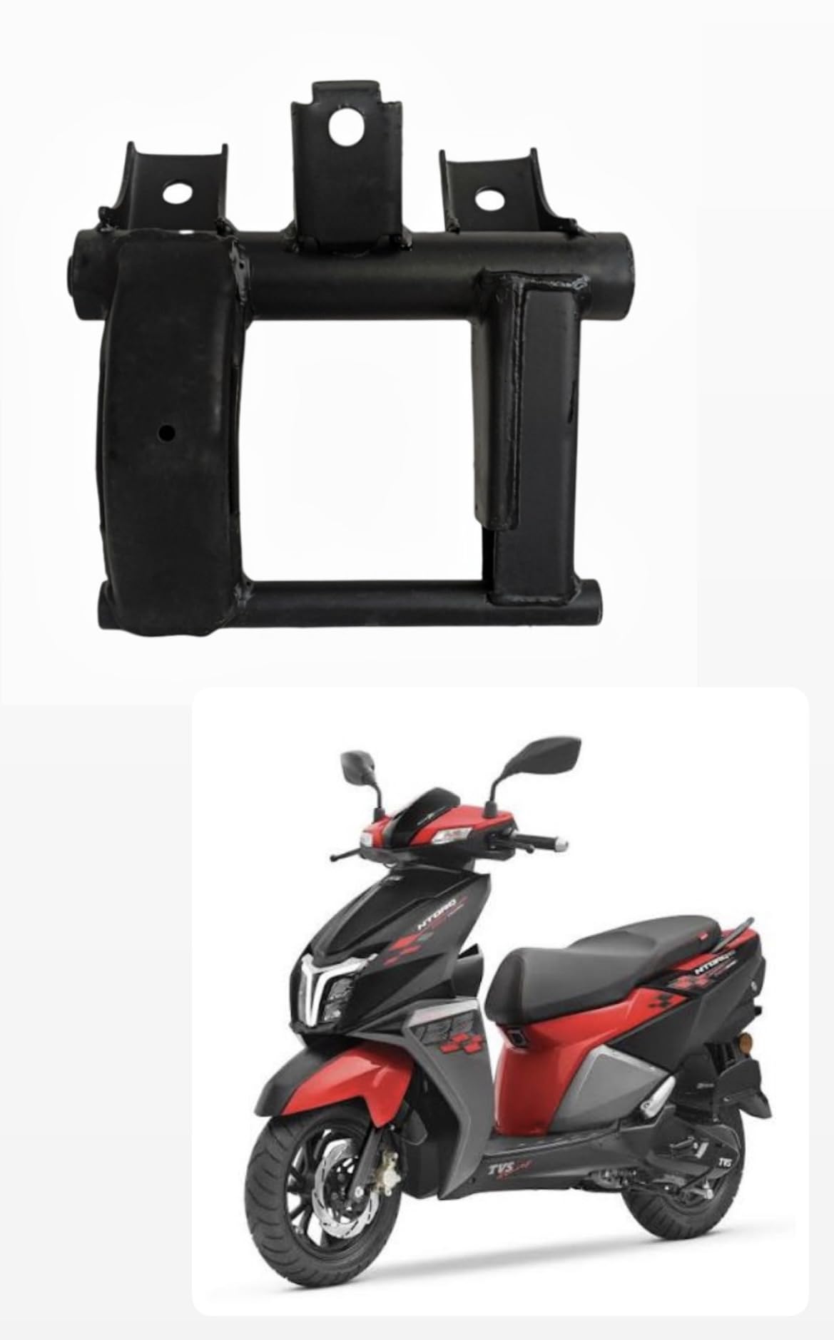 Engine Mounting Hanger/Jhula Compatible with Ntorq, Metal (Vibration Reduction, Engine Stability)-image-46