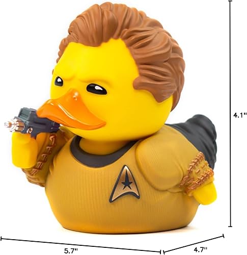 Miniatura 3 de TUBBZ Figura coleccionable de pato de goma del capitán James Kirk de edición en caja, producto oficial de Star Trek - TV, películas y videojuegos