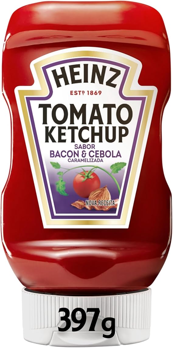 Heinz Ketchup sabor Bacon & Cebola Caramelizada 397G