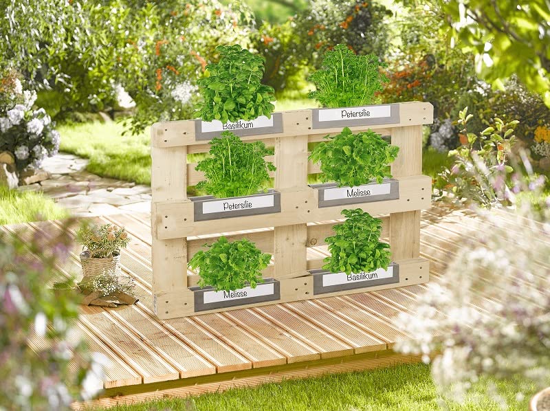 Palette en métal en acier inoxydable solide pour installer un brise-vue sur terrasse