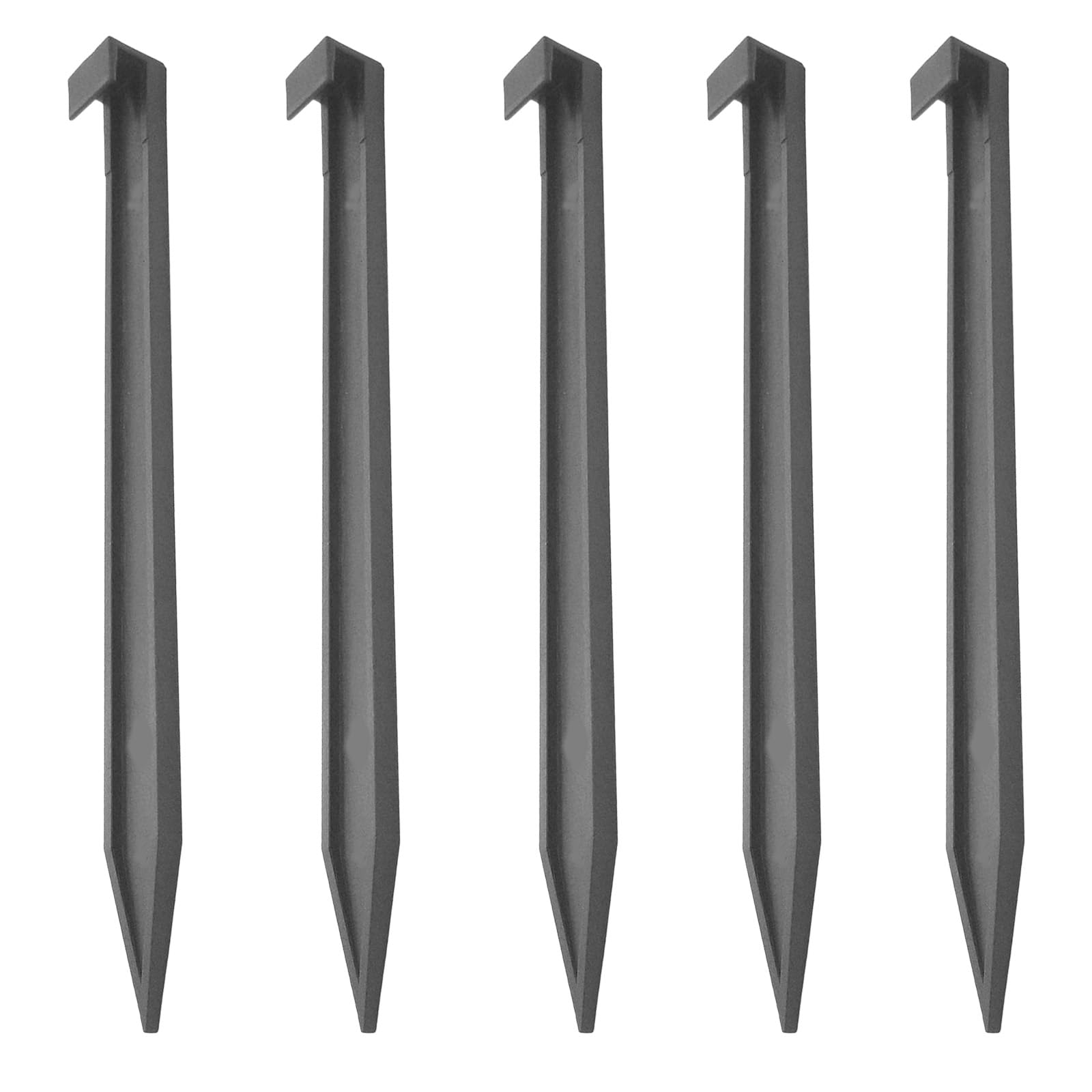 DasTior 80 Pcs Garden Landscape Anchoring Stakes,10 Inche Yard Stakes for Terrace Boards, Weed Fabric, Garden Inflatable Decor Fixing