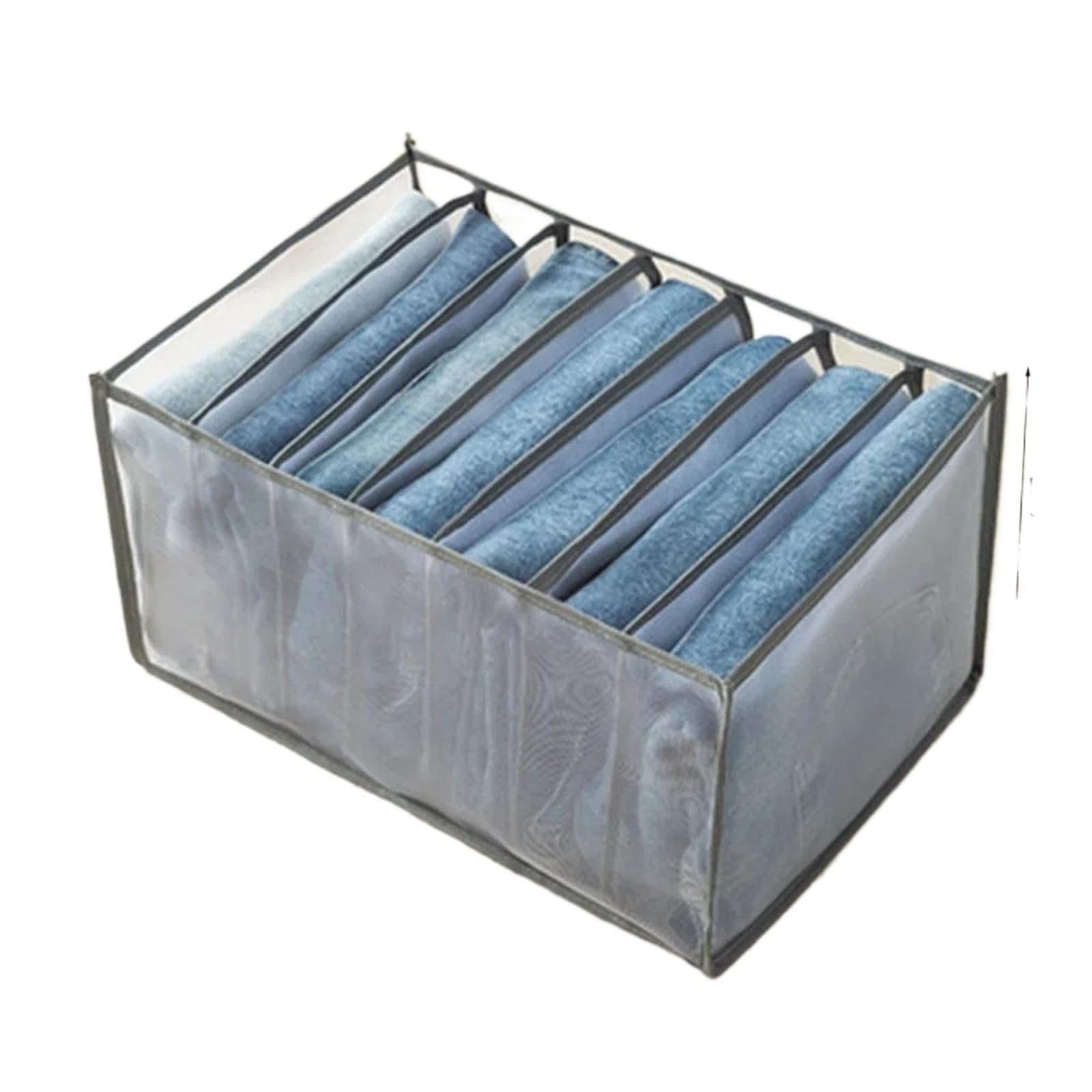 DFGRGRV Drawer Organiser Closet storage box folding underwear partition drawer jeans wardrobe clothes(Color 01,2PCS color7)
