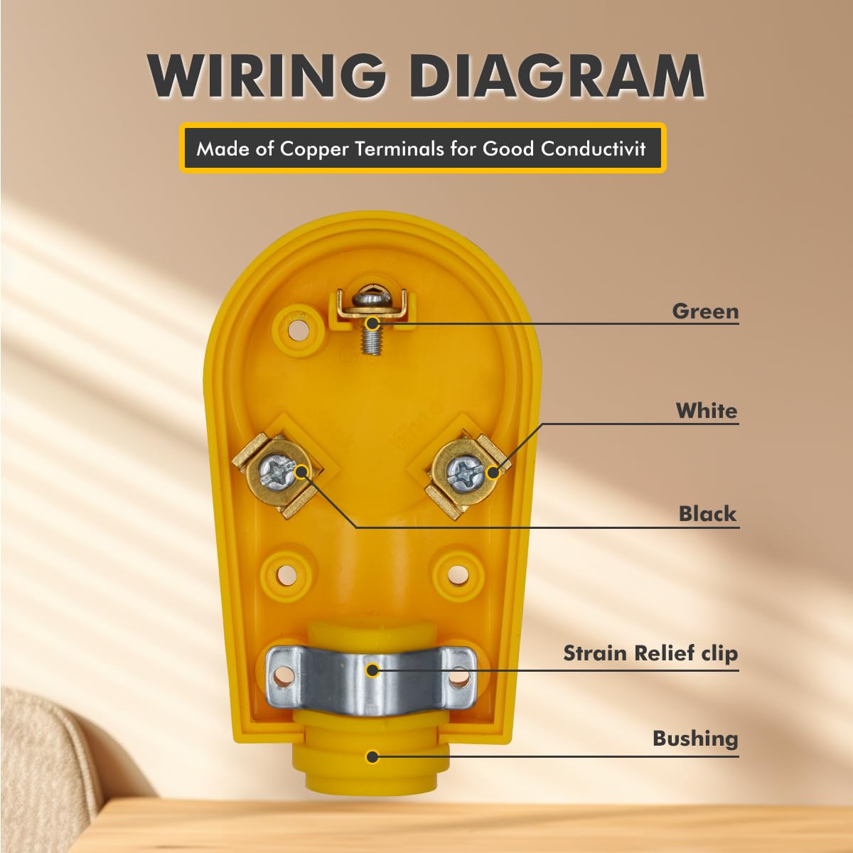 Kanayu 30 Amp Plug Adapter NEMA TT-30P To L5-30R 3 Prong Rv Plug With Locking Connector 30amp Tt 30p Male To 30amp L5 30r Female Rv Power Adapter For Camper Trailer Caravan