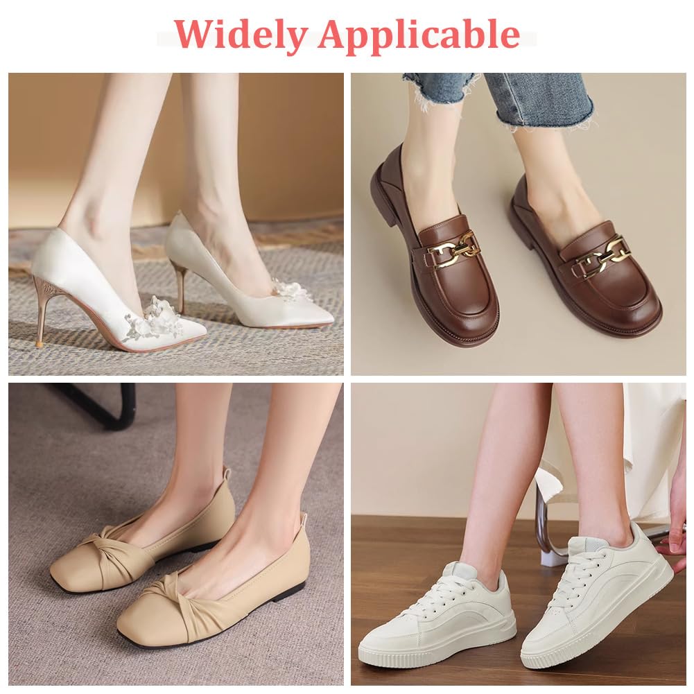flintronic Skarpety niewidoczne, niewidoczne skarpetki o ultra niskim kroju, antypoślizgowe skarpety do łodzi typu slingback dla kobiet, skarpety pop do butów na wysokim obcasie, odpowiednie dla stóp
