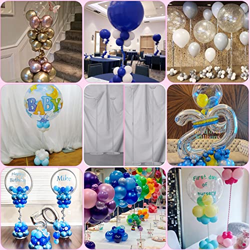 YALLOVE Clear Acrylic Tabletop Balloon Stand Kit - Image 3