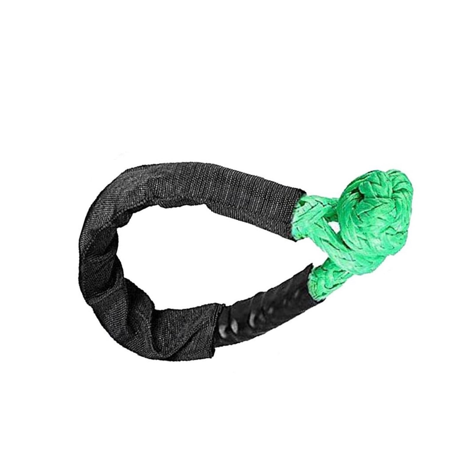 Mthckxjbsuz Groen Winch Rope, Towing Soft Shackle Synthetic Road Recovery Rope 38000 Lbs With Extra Sleeves For Suv(Groen)