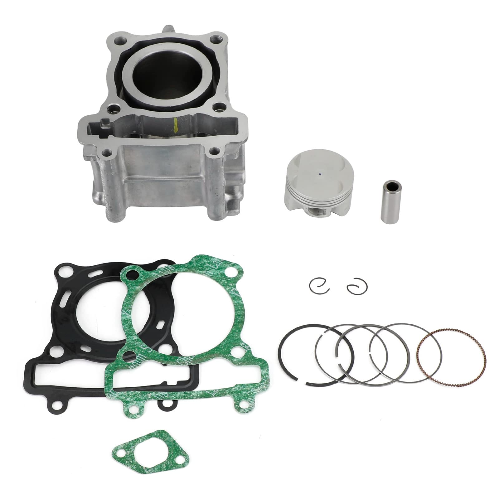 Topteng 52mm Cylinder Barrel Piston Kit Apto para Yamaha MT 125i LC 4T 2014-2019, WR 125 X 4T LC (DE07) 2009-2016, YP 125 R X-MAX LC 4T 2006-2016, YZF-R 125 4T 2008-2016