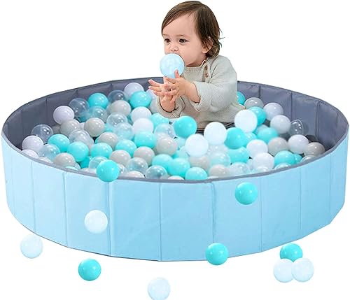 Miniatura 1 de Pozo de bolas plegable para niños, piscina de juegos para niños, patio de juegos para bebés, piscina portátil para mascotas, caja de arena para