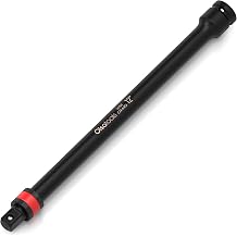 Olsa Tools Locking Impact Socket Extension - 1/2" Drive, 12" Length - Cr-Mo High Torque Extension Bar - Secure Fit for Heavy-Duty Applications - Professional Quality- Part 1458