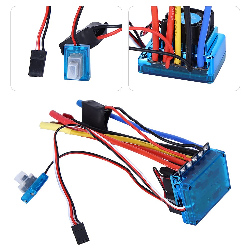 Cryfokt 3650 3100KV Brushless Motor ESC Set High Performance for 1/10 RC