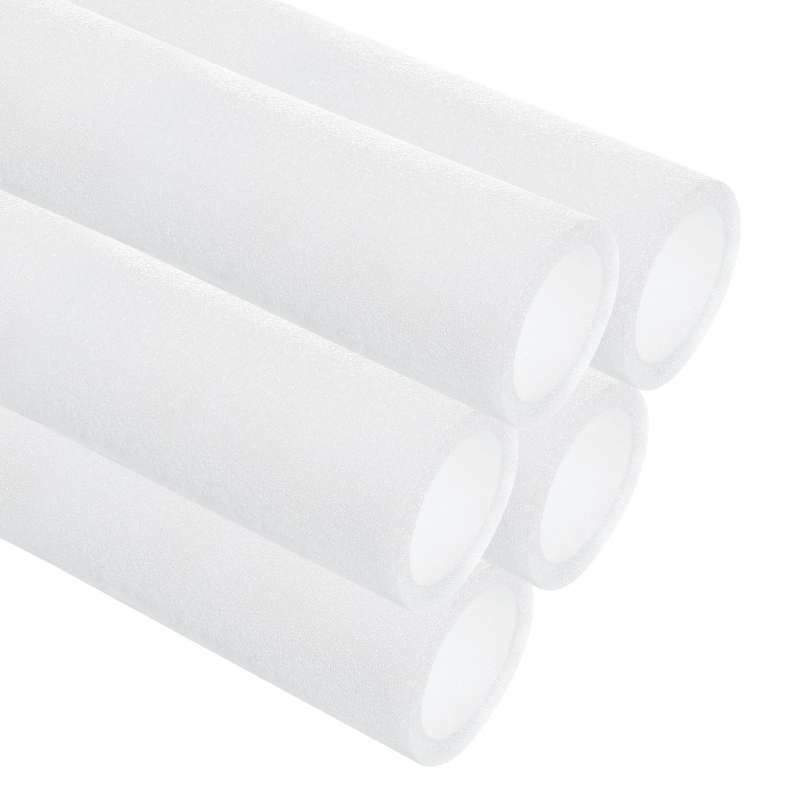 Protection antigel pour tuyau d'eau extérieur tube isolant en mousse blanc de 1m