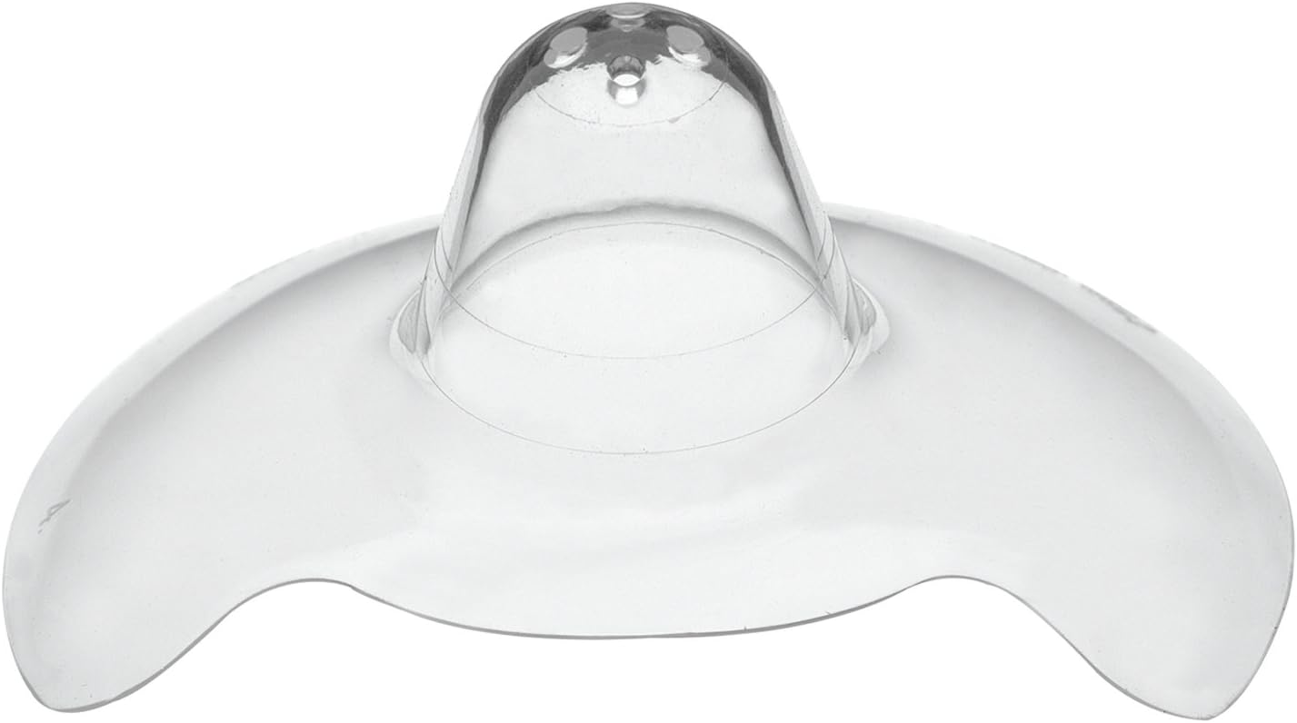 Contact Shield for Breastfeeding, Large 24mm hield, for Latch Difficulties or Flat or Inverted, Made Without BPA