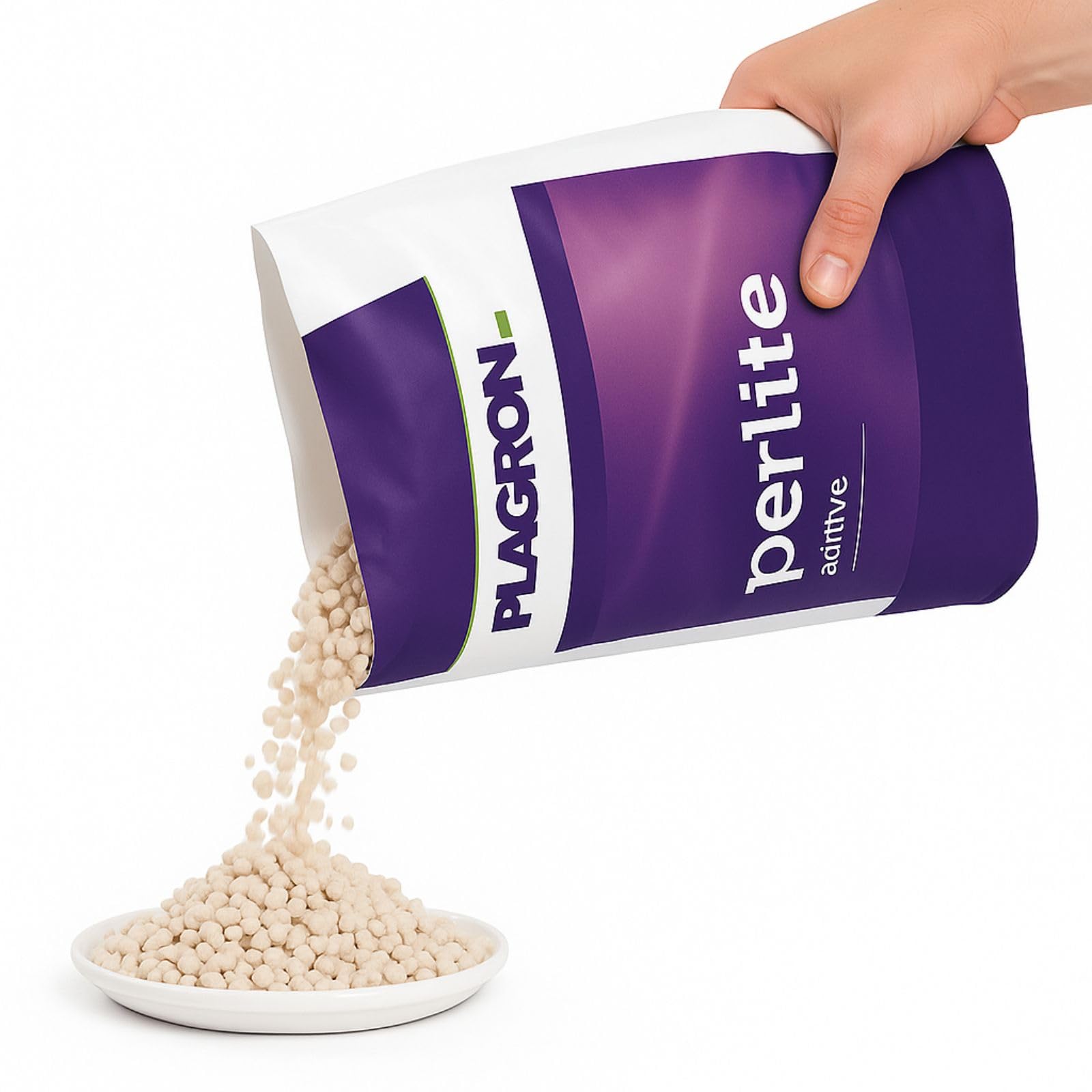 Weedness Plagron Perlite 60 Liter - Perlite für Pflanzen Drainage Vulkangestein Anbau Blumenerde Erde Substrat