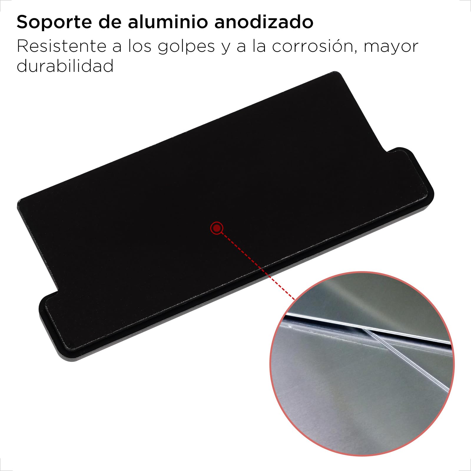 evermotor Catadioptrico Reflector trasero para motocicleta, Homologado E4, 2 piezas reflectoras de ojo de gato en la parte trasera con placa de aluminio autoadhesiva