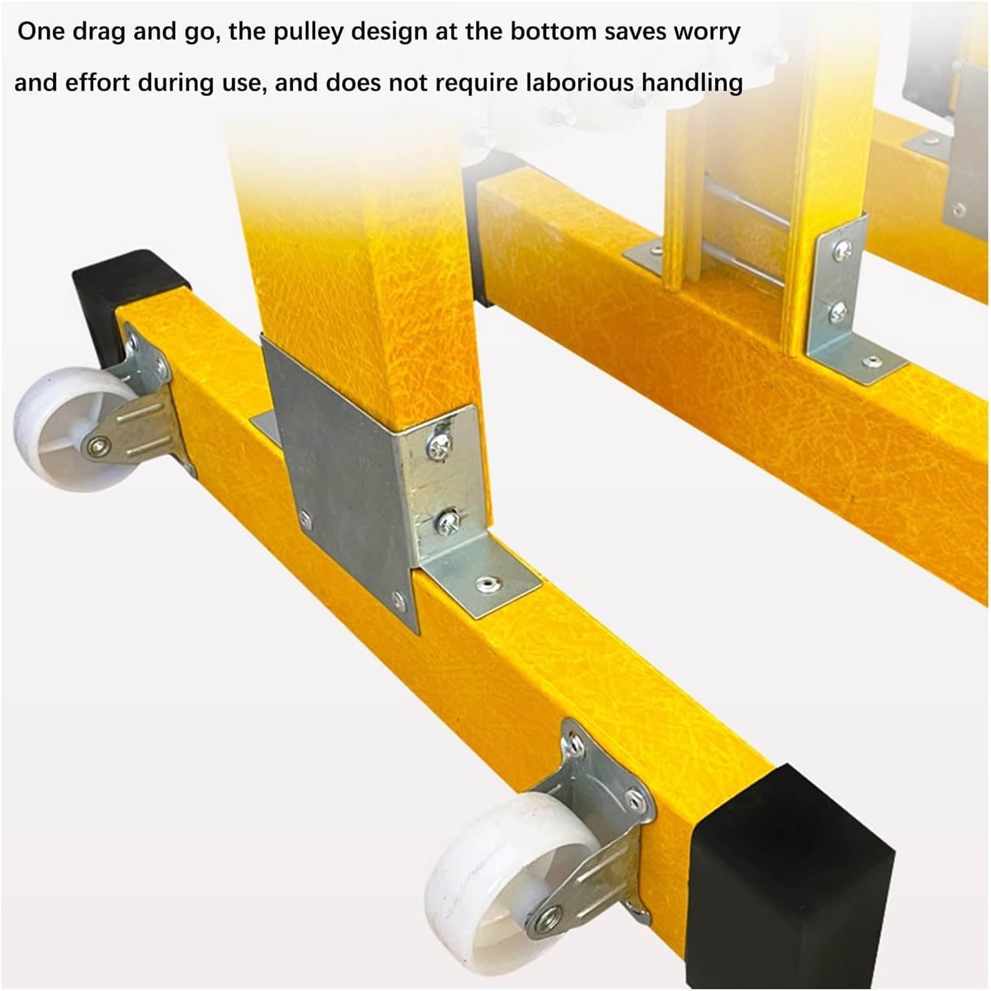 Expandable Metal Barricades with Wheels - Adjustable Safety Barriers for Construction, Traffic Control & Maintenance - Durable Portable Fencing Solutions