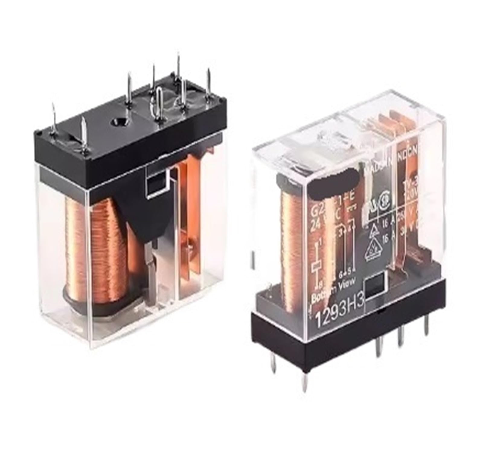 YMUGUEGH 10pcs G2R-1-E G2R-1A-E 24VDC 12VDC small relay(G2R-1-E 24VDC)