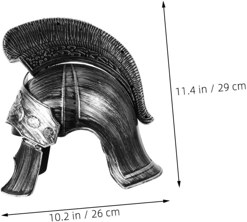 2pcs Ancient Roman Knight Helmet Headgear for Cosplay Historical Reenactments Halloween Detailed Craftsmanship