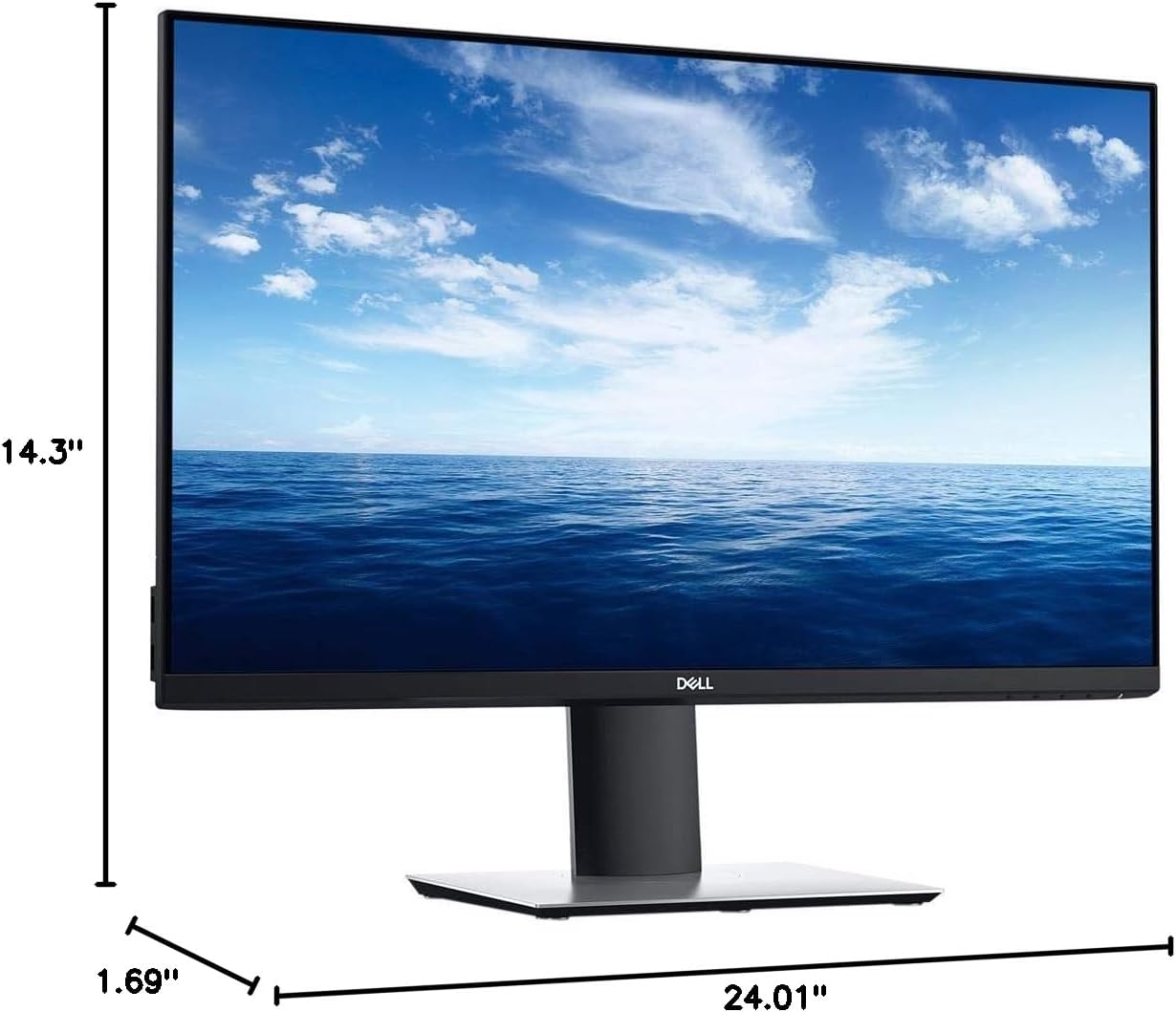 Dell P2719HC 27" Monitor Full HD 1920x1080 60Hz HDMI DisplayPort USB Type-C Anti-Glare LED Edgelit LCD IPS