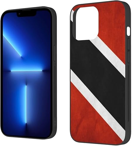 Miniatura 2 de Bandera de Trinidad y Tobago Teléfono Celular Fundas para iPhone 13 Pro-6.1 in Contraportada Móvil Shell Funda Protectora TPU+PC Marco