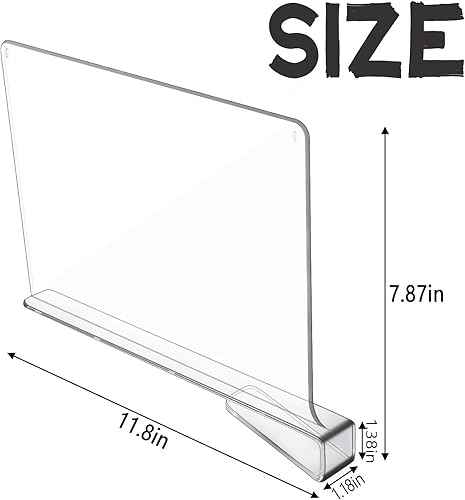 Miniatura 5 de Separadores de estantes acrílicos para organización de armario, organizador de estantes de armario, separador de armario para estantes de madera,