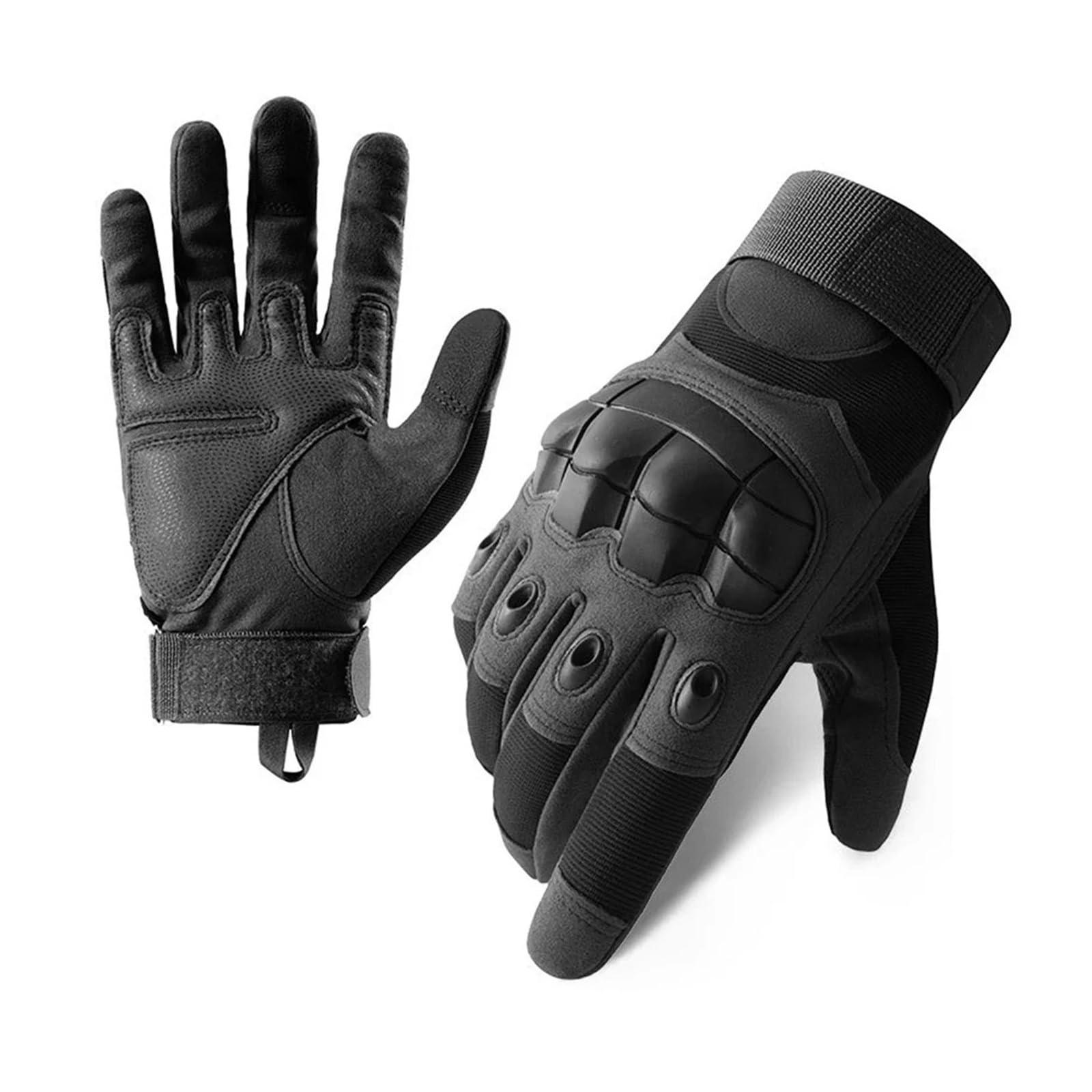 SHBHWS Thermal Gloves Motorcycle Gloves Touch Screen Motorbike Riding Breathable Moto Full Finger Motocross Guantes Gloves Thermal Touch Screen Gloves(Black,M)
